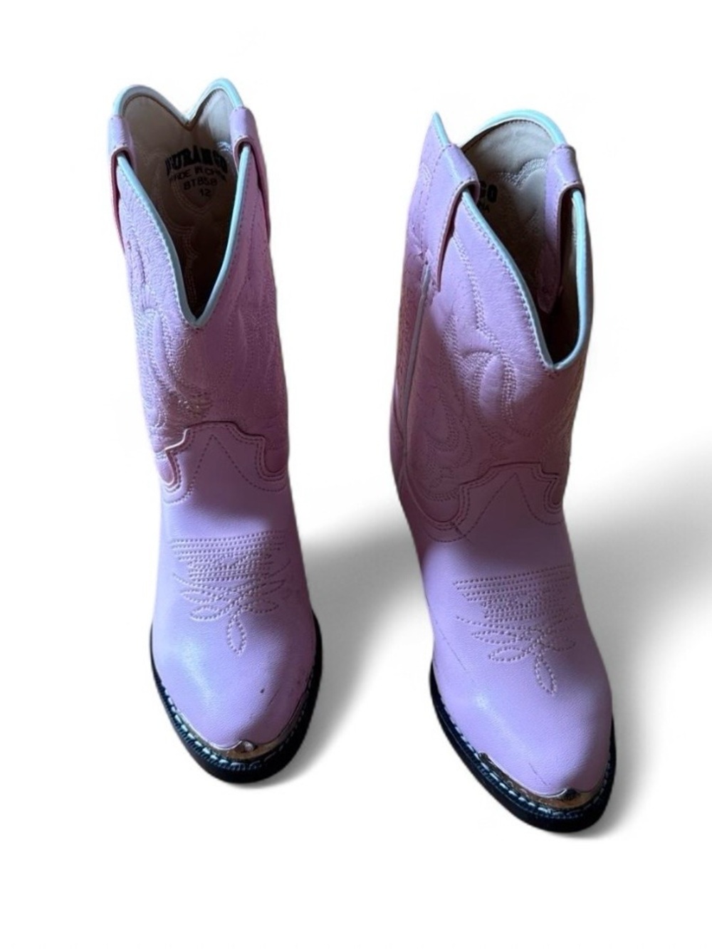 Girls Baby pink Durango boots size 12